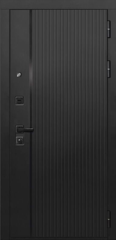 Дверь ДвериПРО L-45 ФЛ-256 (10мм, бетон пепельный) DPRO195377