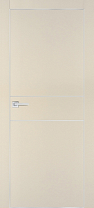 Товар Межкомнатная дверь PX-15  AL кромка с 4-х ст. Бежевый матовый