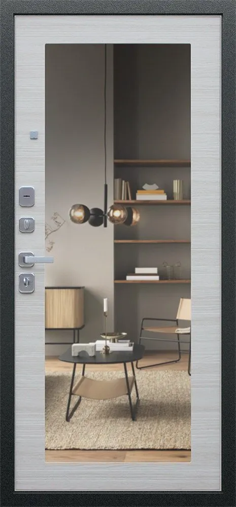 Товар Дверь Next 1 с зеркалом Акация светлая поперечная DIS006686