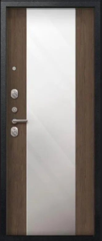 Товар Дверь V-04 Черный муар - Миндаль Зеркало DIS007343